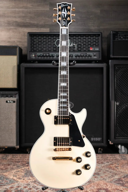 Gibson Les Paul Custom '70s Electric Guitar - Butter Cream with Hardshell Case