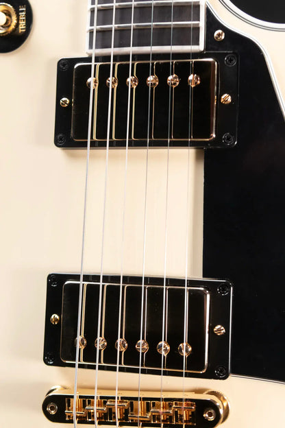 Gibson Les Paul Custom '70s Electric Guitar - Butter Cream with Hardshell Case