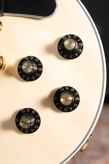 Gibson Les Paul Custom '70s Electric Guitar - Butter Cream with Hardshell Case