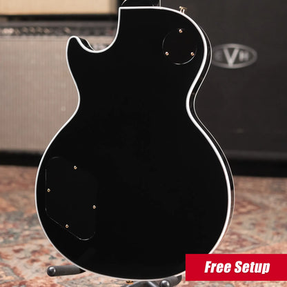 Gibson Les Paul Custom 70s Electric Guitar - Ebony with Hardshell Case