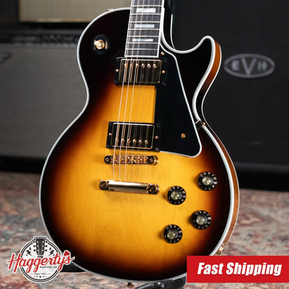 Gibson Les Paul Custom 70s Electric Guitar - Tobacco Burst with Hardshell Case