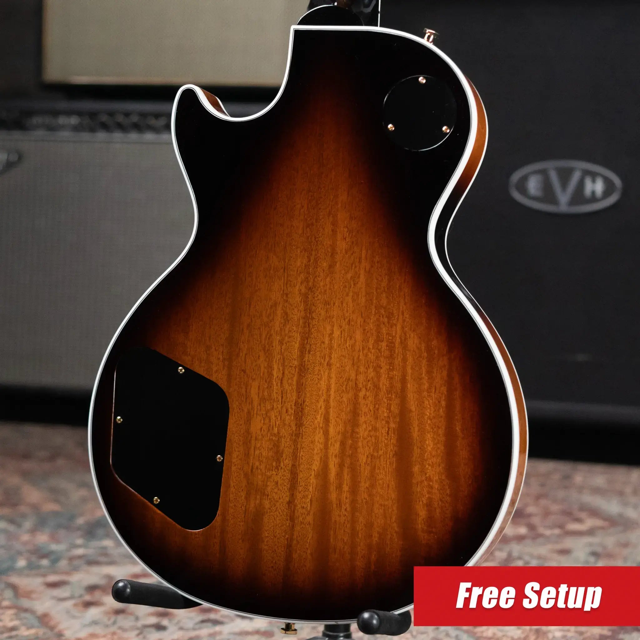 Gibson Les Paul Custom 70s Electric Guitar - Tobacco Burst with Hardshell Case