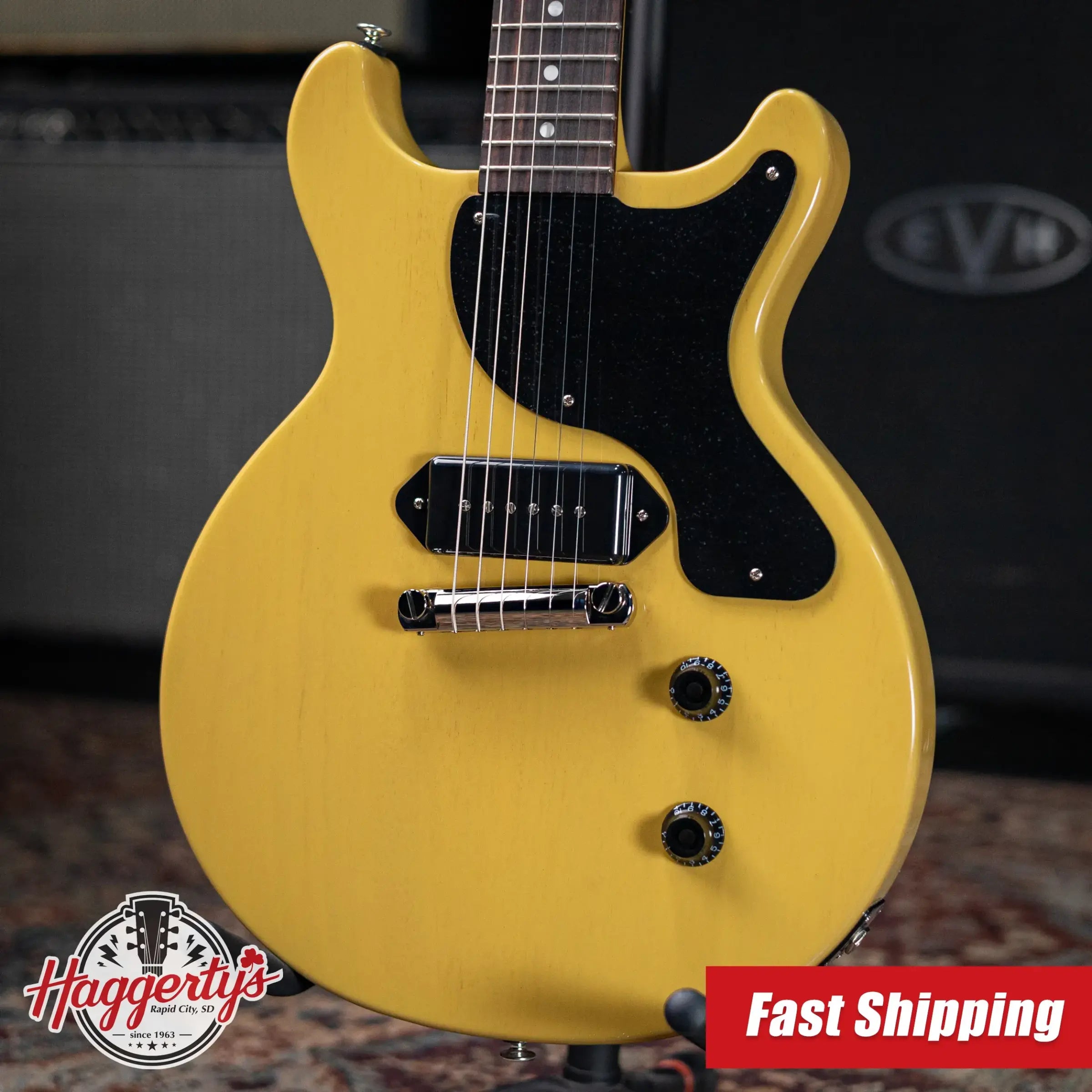 Gibson Les Paul Junior Double Cutaway Electric Guitar - TV Yellow