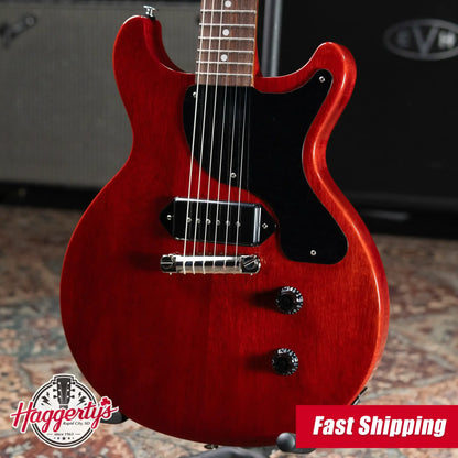 Gibson Les Paul Junior Double Cutaway Electric Guitar - Vintage Cherry with Hardshell Case