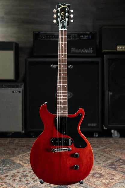 Gibson Les Paul Junior Double Cutaway Electric Guitar - Vintage Cherry with Hardshell Case