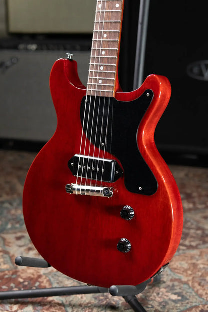 Gibson Les Paul Junior Double Cutaway Electric Guitar - Vintage Cherry with Hardshell Case
