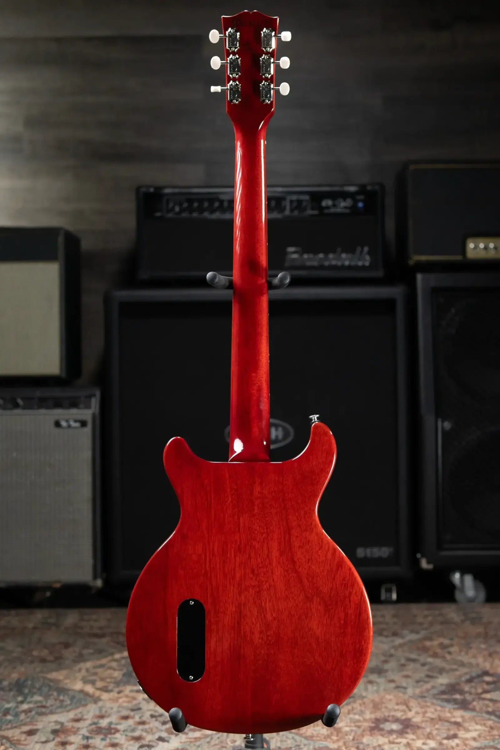 Gibson Les Paul Junior Double Cutaway Electric Guitar - Vintage Cherry with Hardshell Case