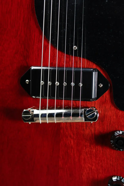 Gibson Les Paul Junior Double Cutaway Electric Guitar - Vintage Cherry with Hardshell Case