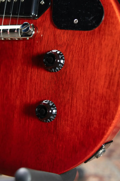 Gibson Les Paul Junior Double Cutaway Electric Guitar - Vintage Cherry with Hardshell Case