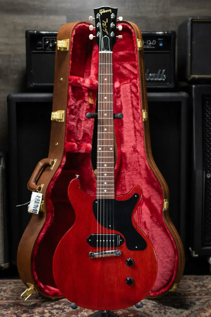 Gibson Les Paul Junior Double Cutaway Electric Guitar - Vintage Cherry with Hardshell Case