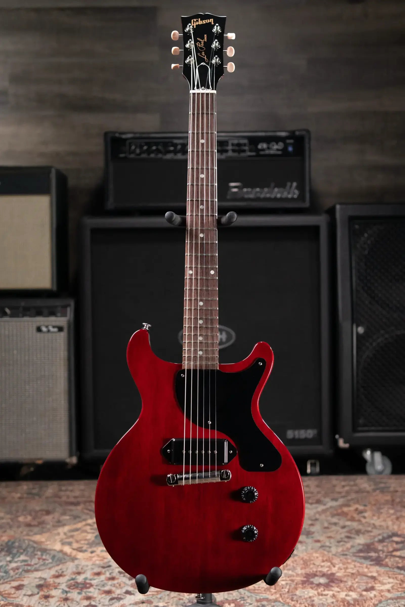 Gibson Les Paul Junior Double Cutaway - Vintage Cherry with Hardshell Case