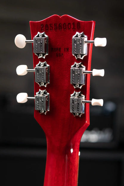 Gibson Les Paul Junior Double Cutaway - Vintage Cherry with Hardshell Case