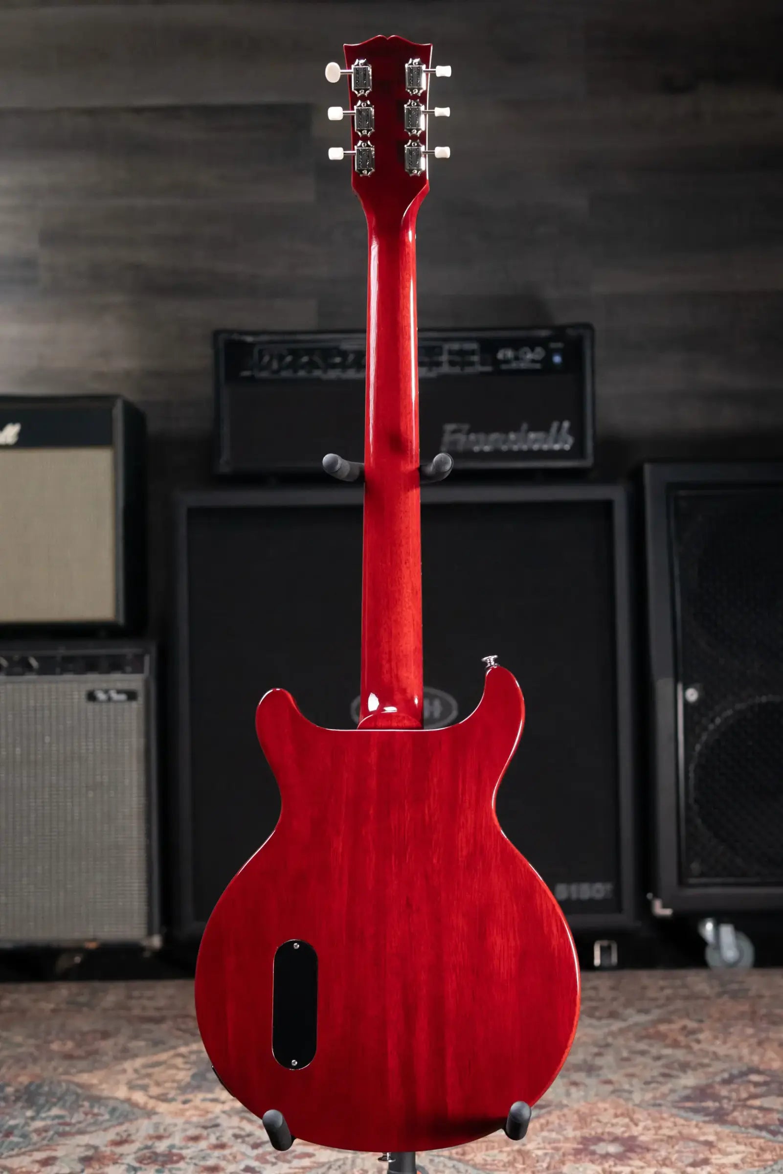 Gibson Les Paul Junior Double Cutaway - Vintage Cherry with Hardshell Case