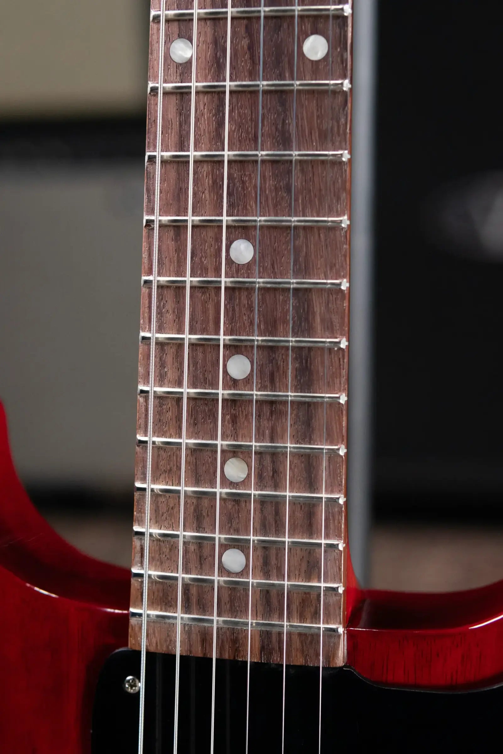 Gibson Les Paul Junior Double Cutaway - Vintage Cherry with Hardshell Case