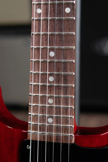Gibson Les Paul Junior Double Cutaway - Vintage Cherry with Hardshell Case