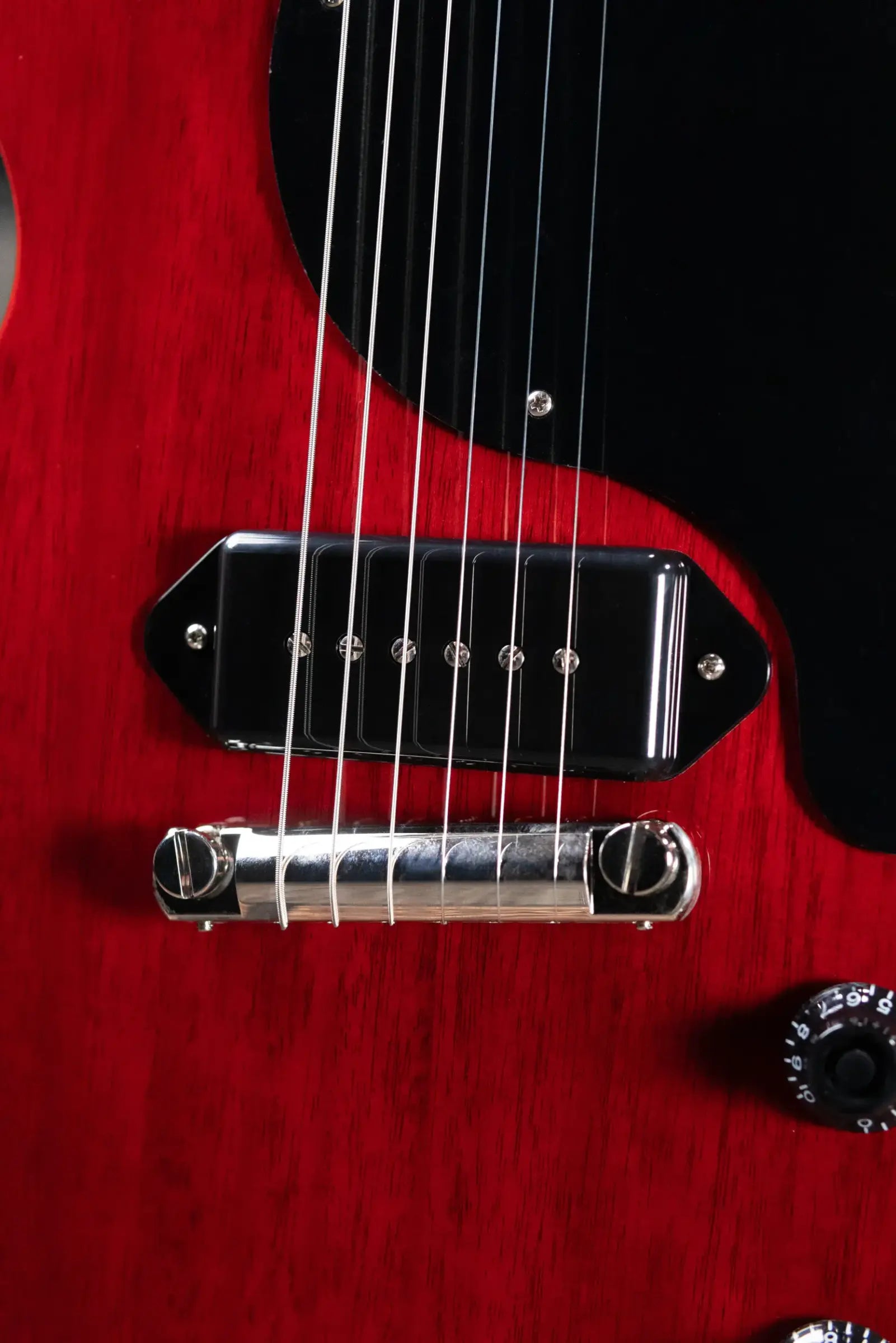Gibson Les Paul Junior Double Cutaway - Vintage Cherry with Hardshell Case