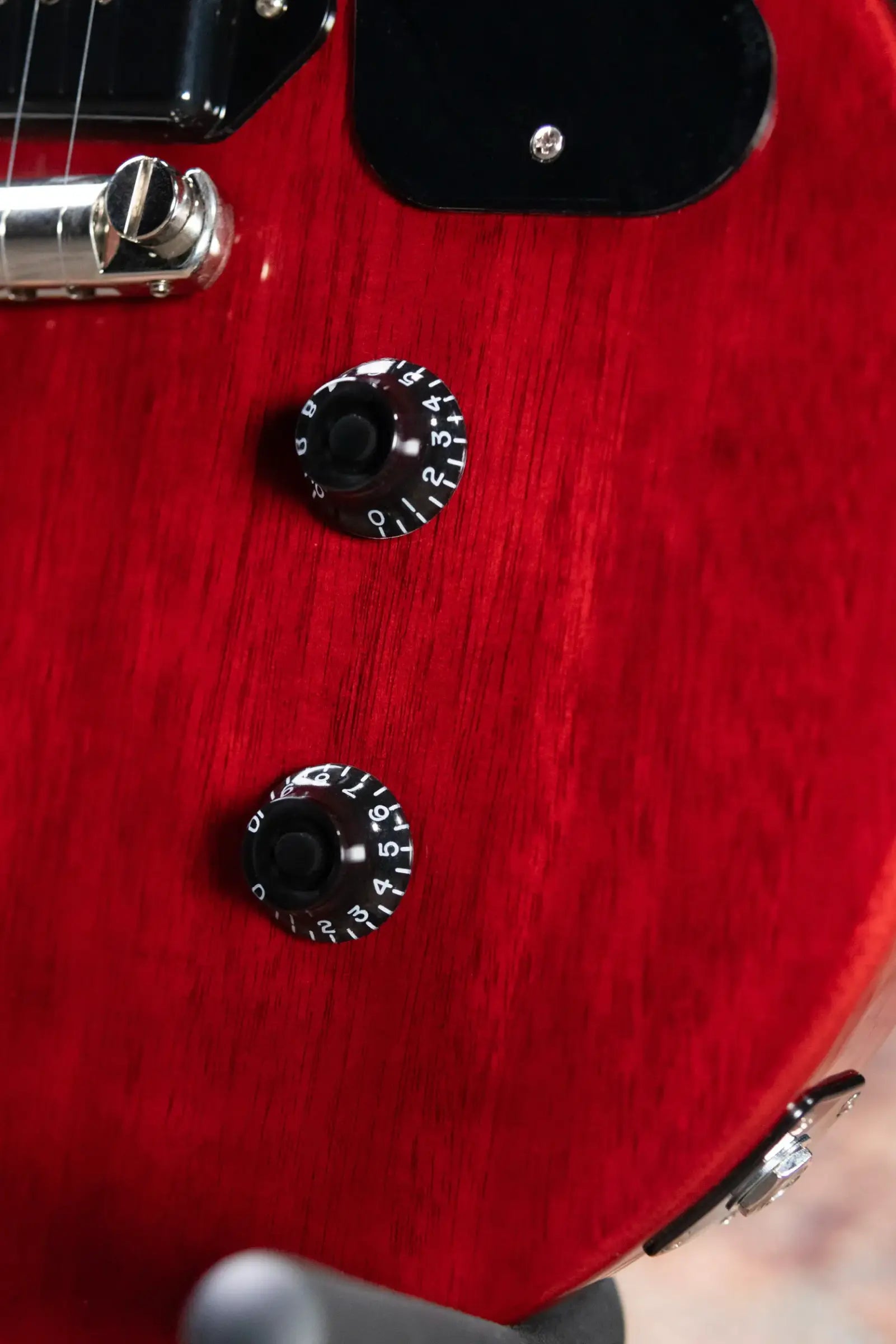 Gibson Les Paul Junior Double Cutaway - Vintage Cherry with Hardshell Case