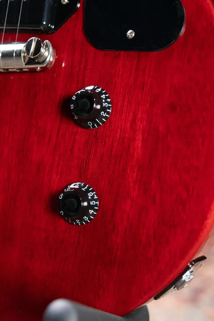 Gibson Les Paul Junior Double Cutaway - Vintage Cherry with Hardshell Case