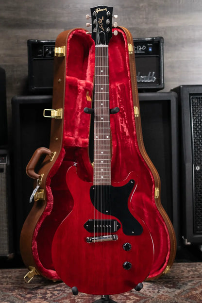 Gibson Les Paul Junior Double Cutaway - Vintage Cherry with Hardshell Case