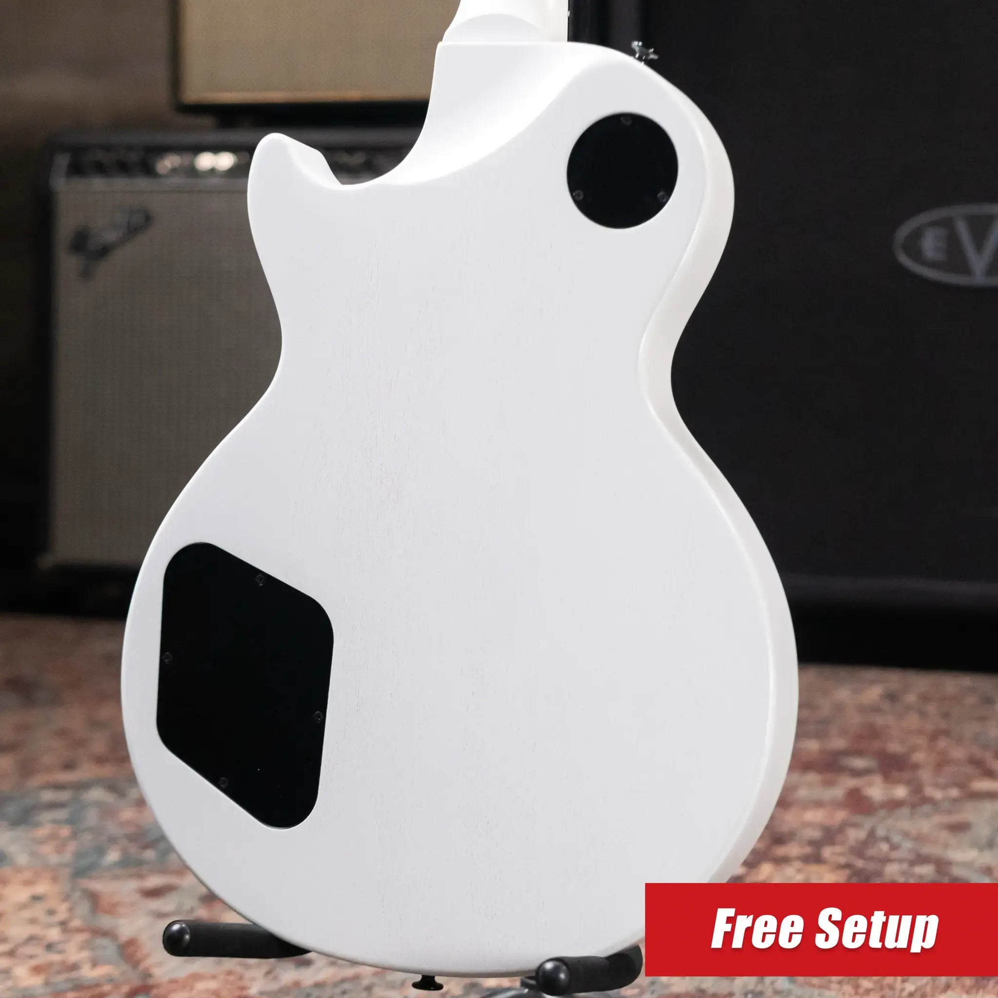 Gibson Les Paul Modern Studio Electric Guitar - Worn White with Gig Bag