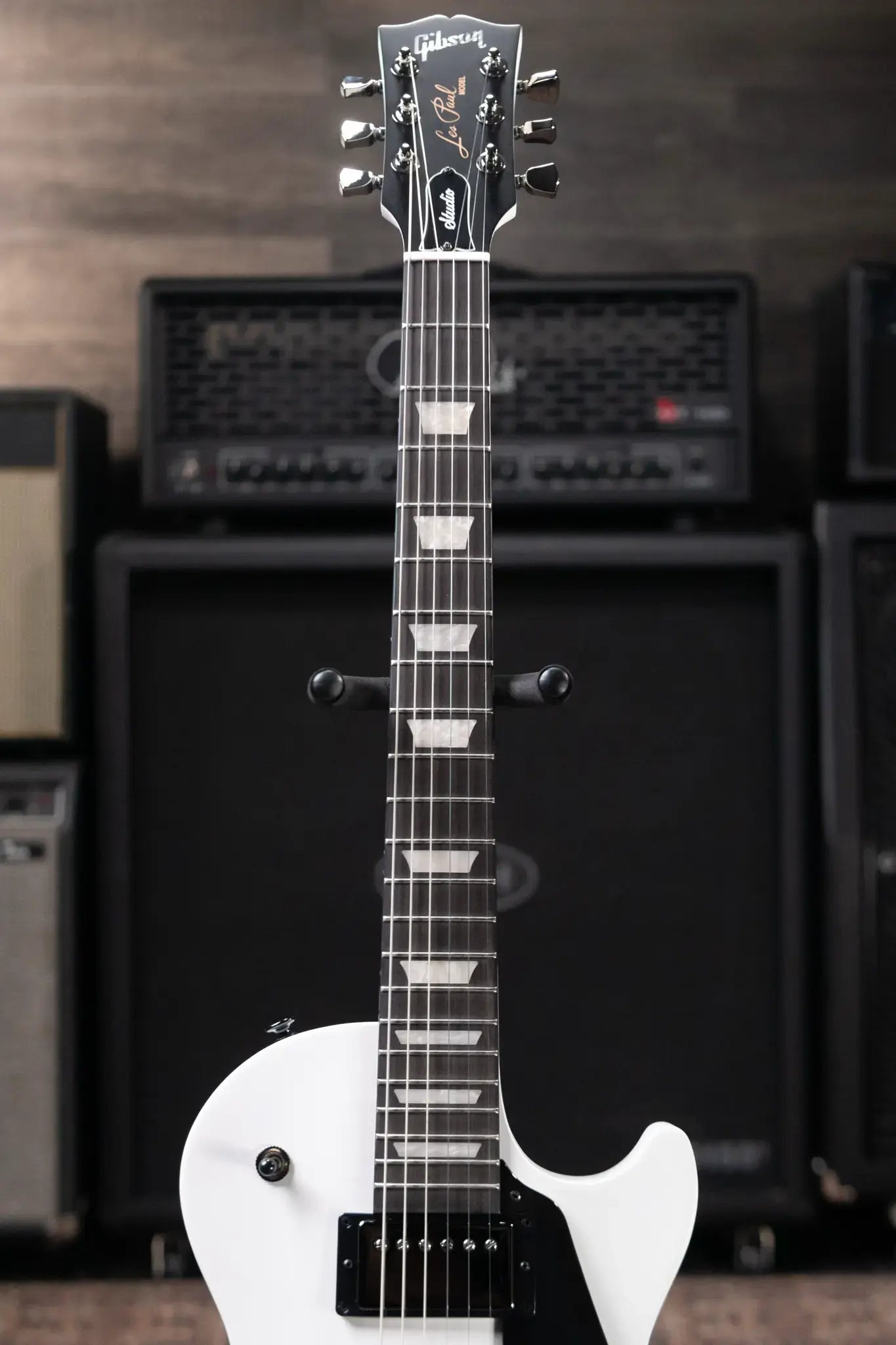 Gibson Les Paul Modern Studio Electric Guitar - Worn White with Gig Bag