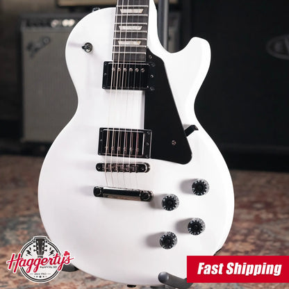 Gibson Les Paul Modern Studio Electric Guitar - Worn White with Gig Bag