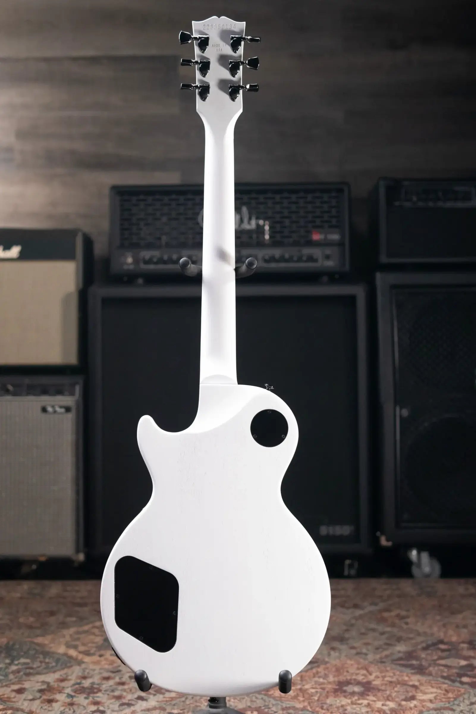 Gibson Les Paul Modern Studio Electric Guitar - Worn White with Gig Bag