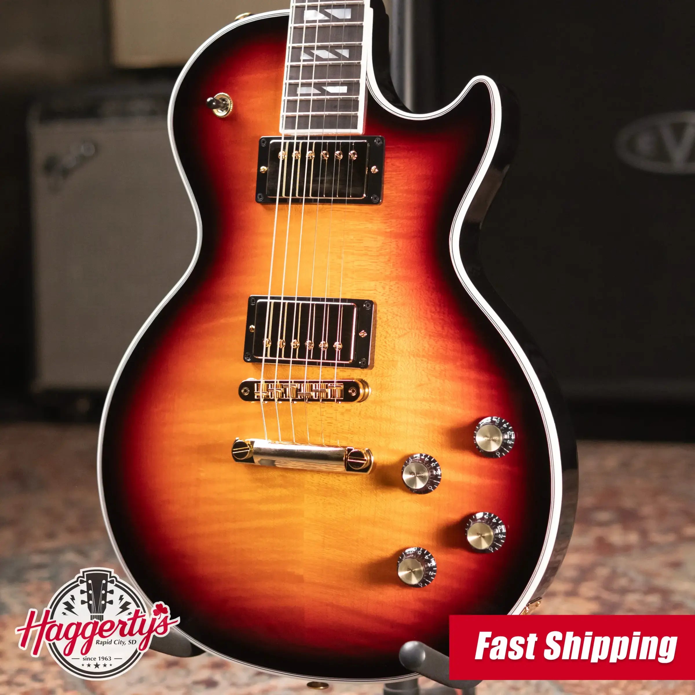 Gibson Les Paul Modern Supreme Electric Guitar - Fireburst with Hardshell Case