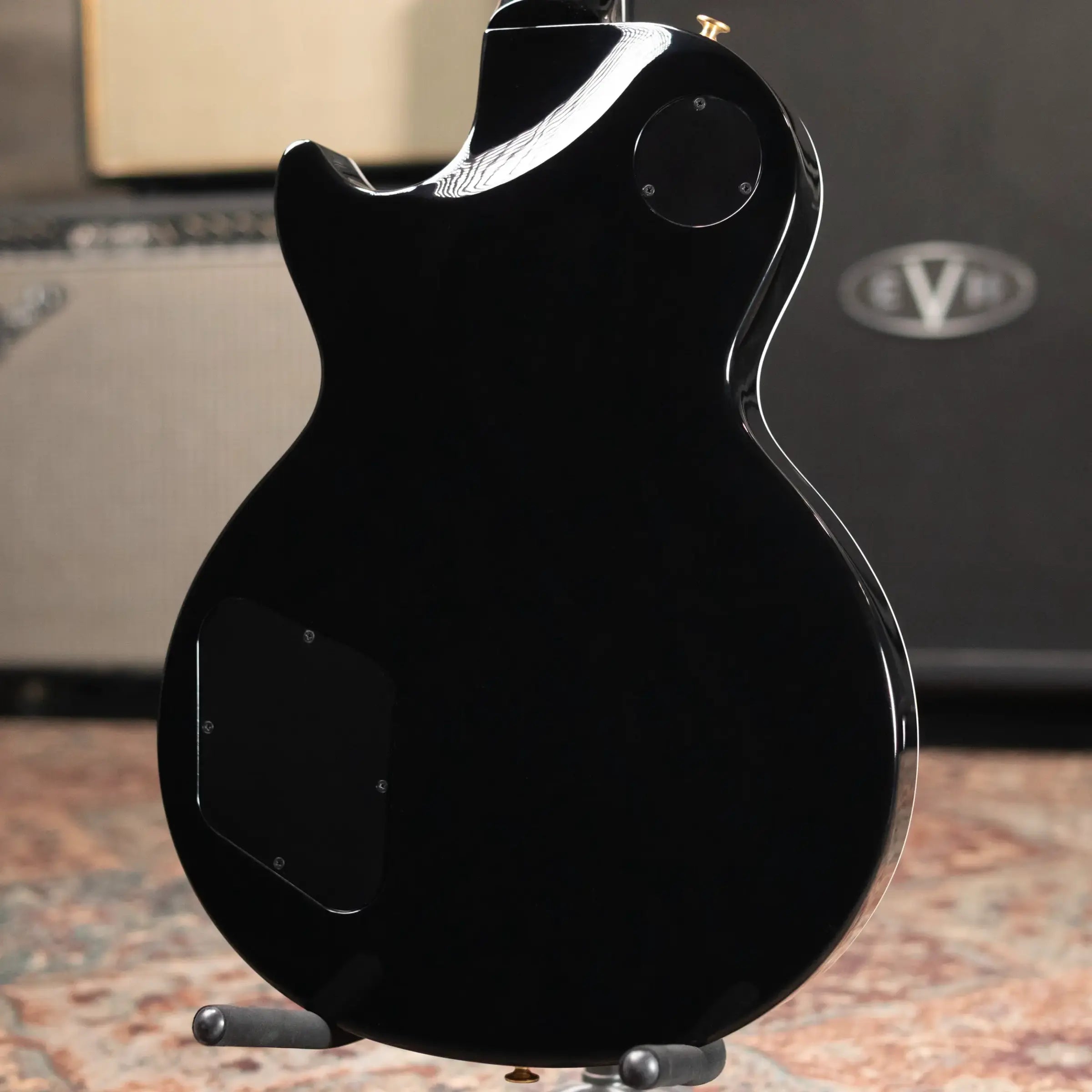 Gibson Les Paul Modern Supreme Electric Guitar - Trans Ebony Burst with Hardshell Case