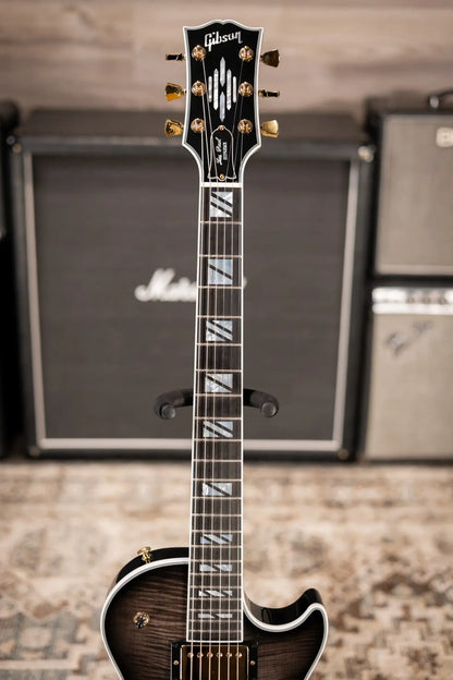 Gibson Les Paul Modern Supreme Electric Guitar - Trans Ebony Burst with Hardshell Case
