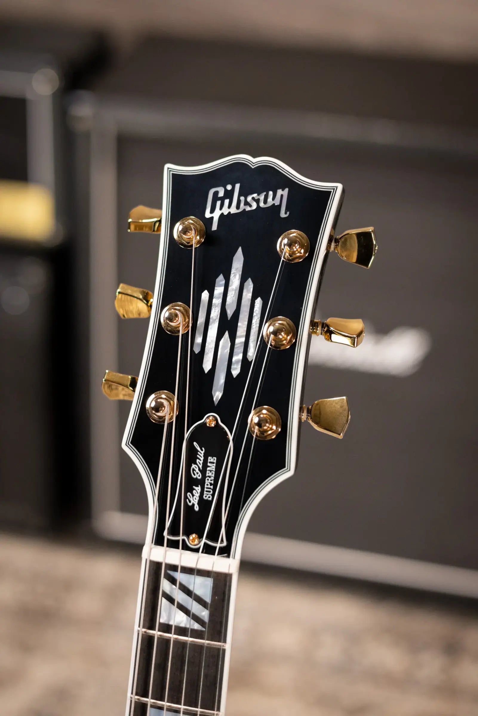 Gibson Les Paul Modern Supreme Electric Guitar - Trans Ebony Burst with Hardshell Case