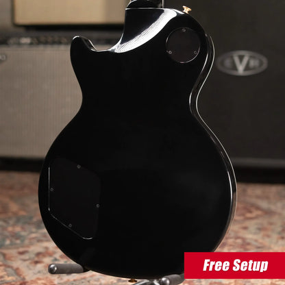 Gibson Les Paul Modern Supreme Electric Guitar - Trans Ebony with Hardshell Case