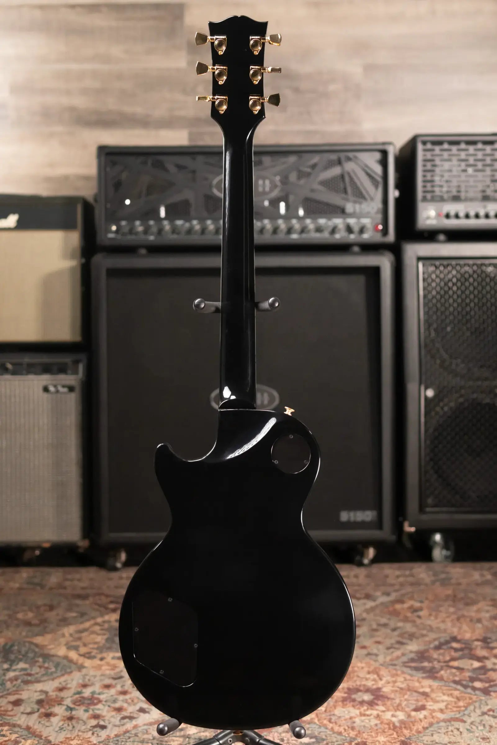 Gibson Les Paul Modern Supreme Electric Guitar - Trans Ebony with Hardshell Case