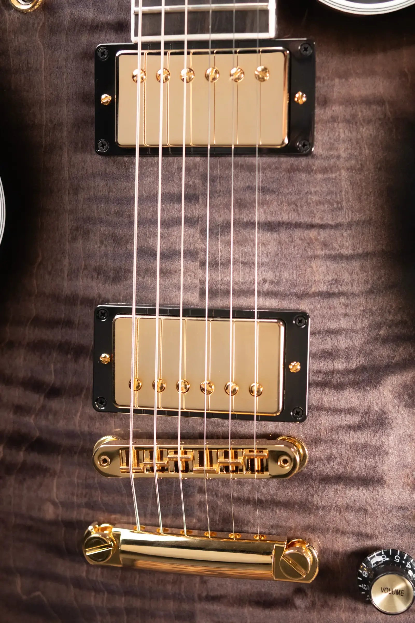 Gibson Les Paul Modern Supreme Electric Guitar - Trans Ebony with Hardshell Case