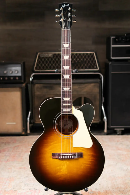 Gibson Les Paul Parlor Acoustic/Electric Guitar - Vintage Sunburst with Hardshell Case