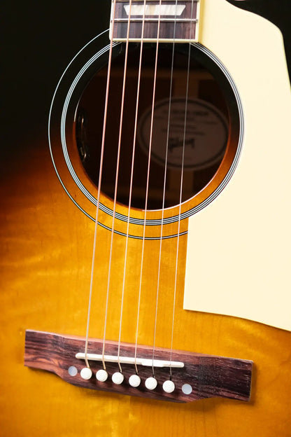Gibson Les Paul Parlor Acoustic/Electric Guitar - Vintage Sunburst with Hardshell Case