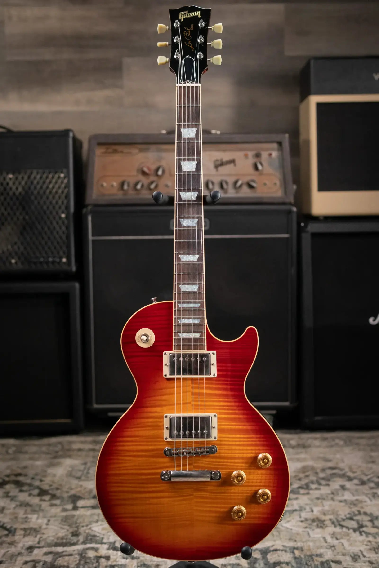 Gibson Les Paul Standard 50's Flame Top Electric Guitar - Sunburst with Hardshell Case - Used