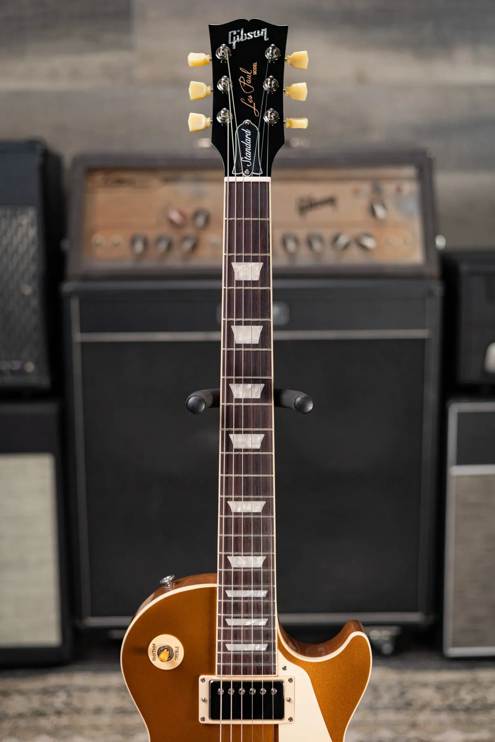 Gibson Les Paul Standard 50's Gold Top Electric Guitar - Gold with Hardshell Case