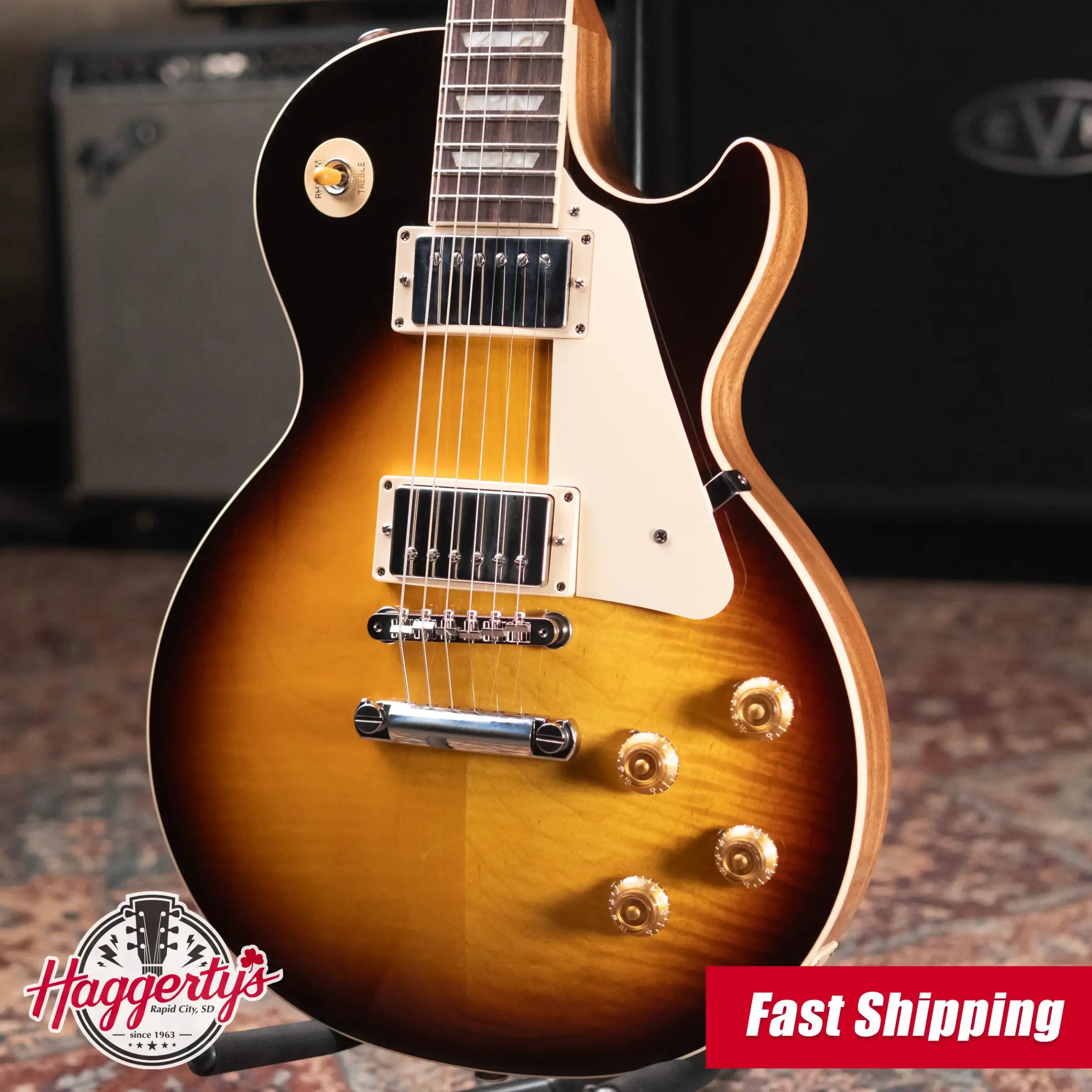 Gibson Les Paul Standard '50s Electric Guitar - Tobacco Burst with Hardshell Case
