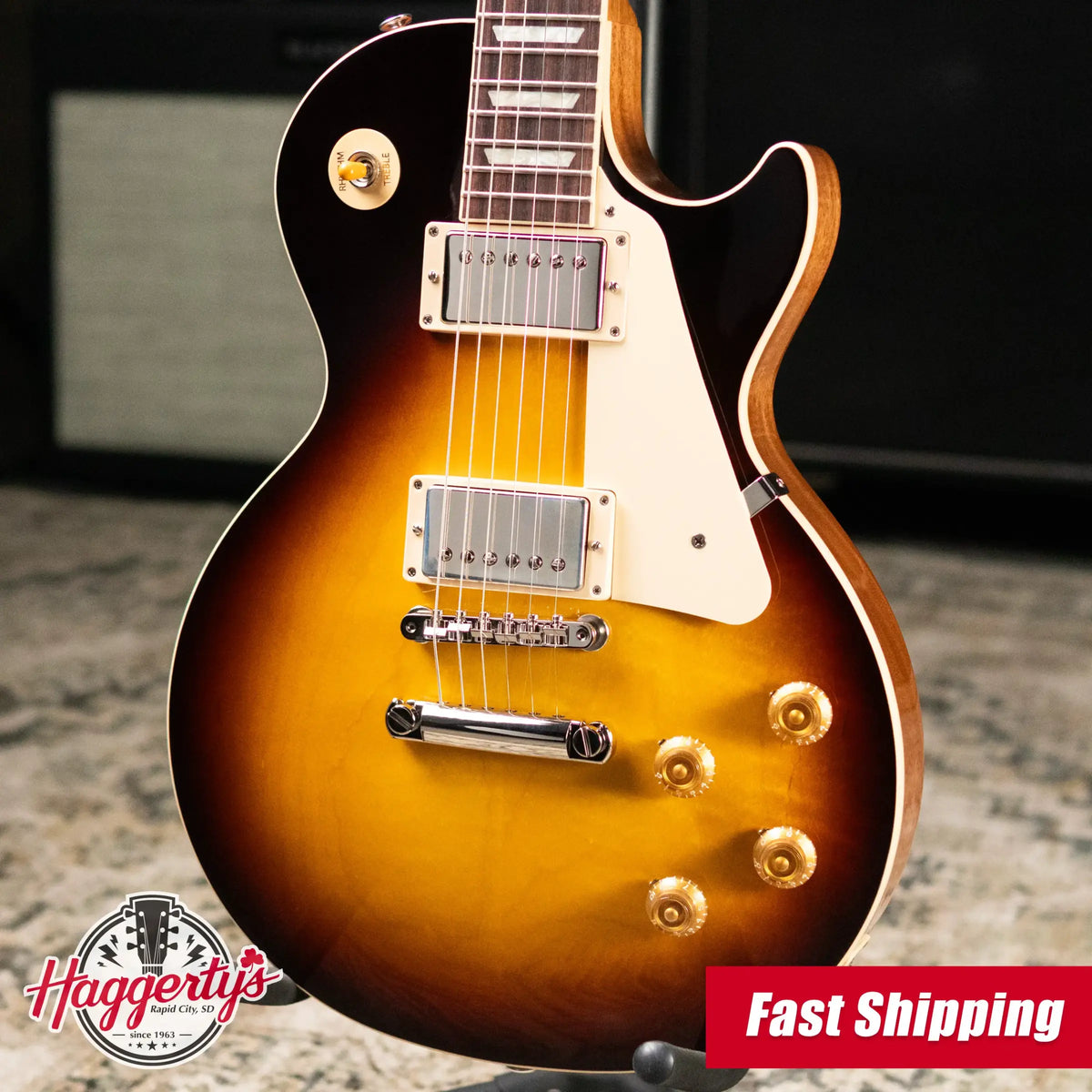 Gibson Les Paul Standard '50s Electric Guitar - Tobacco Burst with Hardshell Case