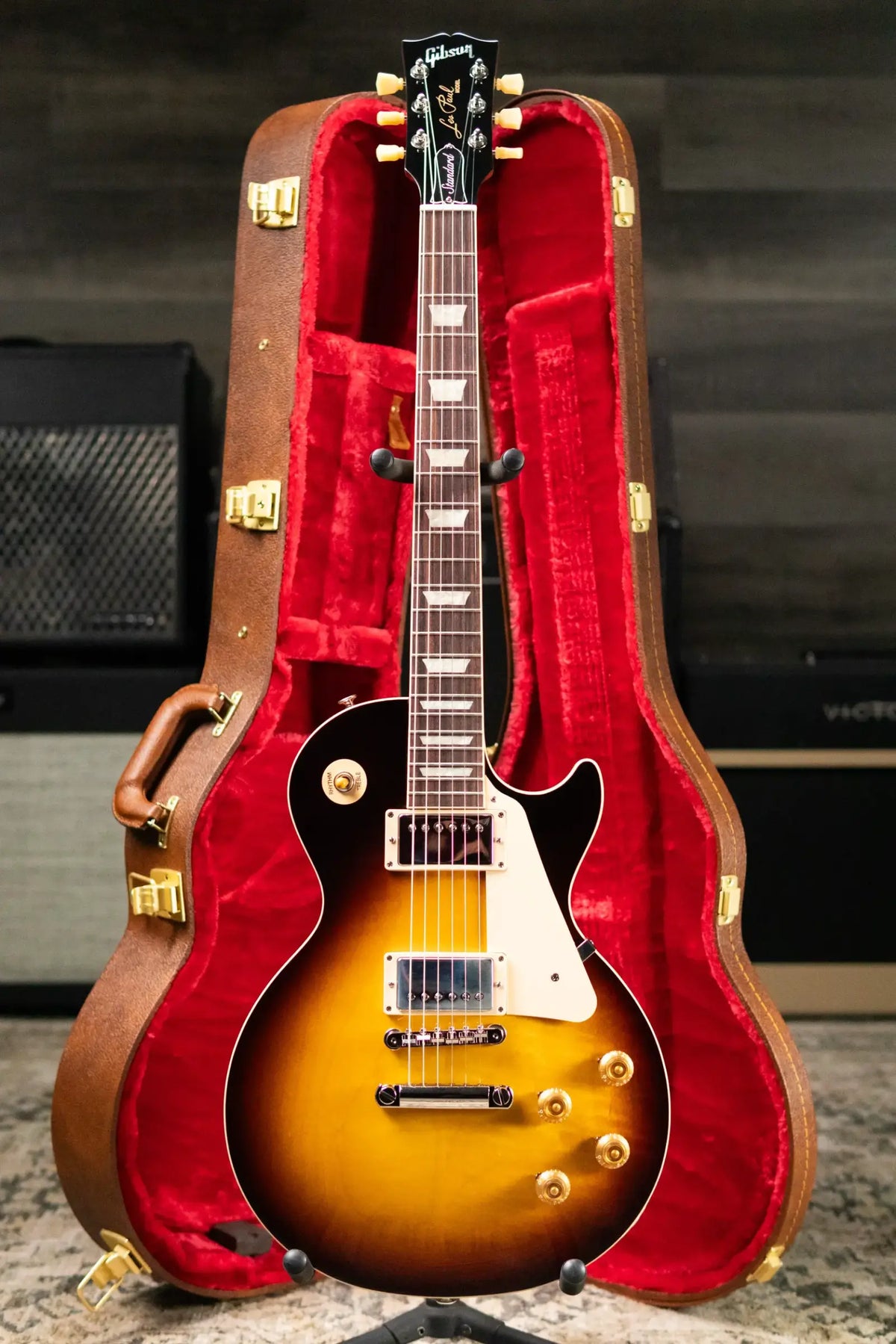 Gibson Les Paul Standard '50s Electric Guitar - Tobacco Burst with Hardshell Case