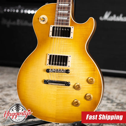 Gibson Les Paul Standard 50s Faded Electric Guitar - Vintage Honey Burst with Hardshell Case