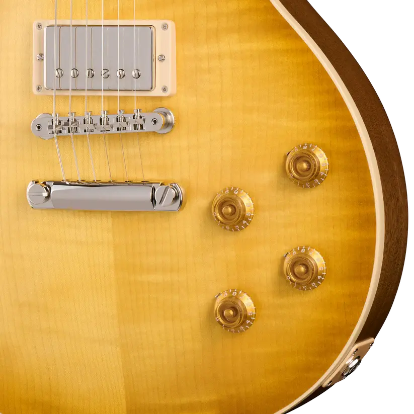 Gibson Les Paul Standard '50s Faded Electric Guitar - Vintage Honey Burst with Hardshell Case