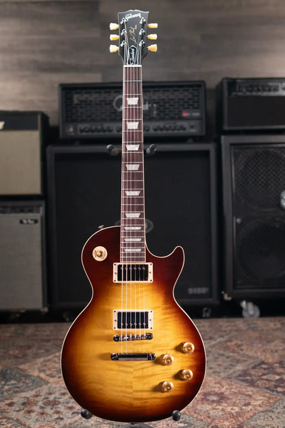 Gibson Les Paul Standard '50s Faded Electric Guitar - Vintage Tobacco Burst with Hardshell Case