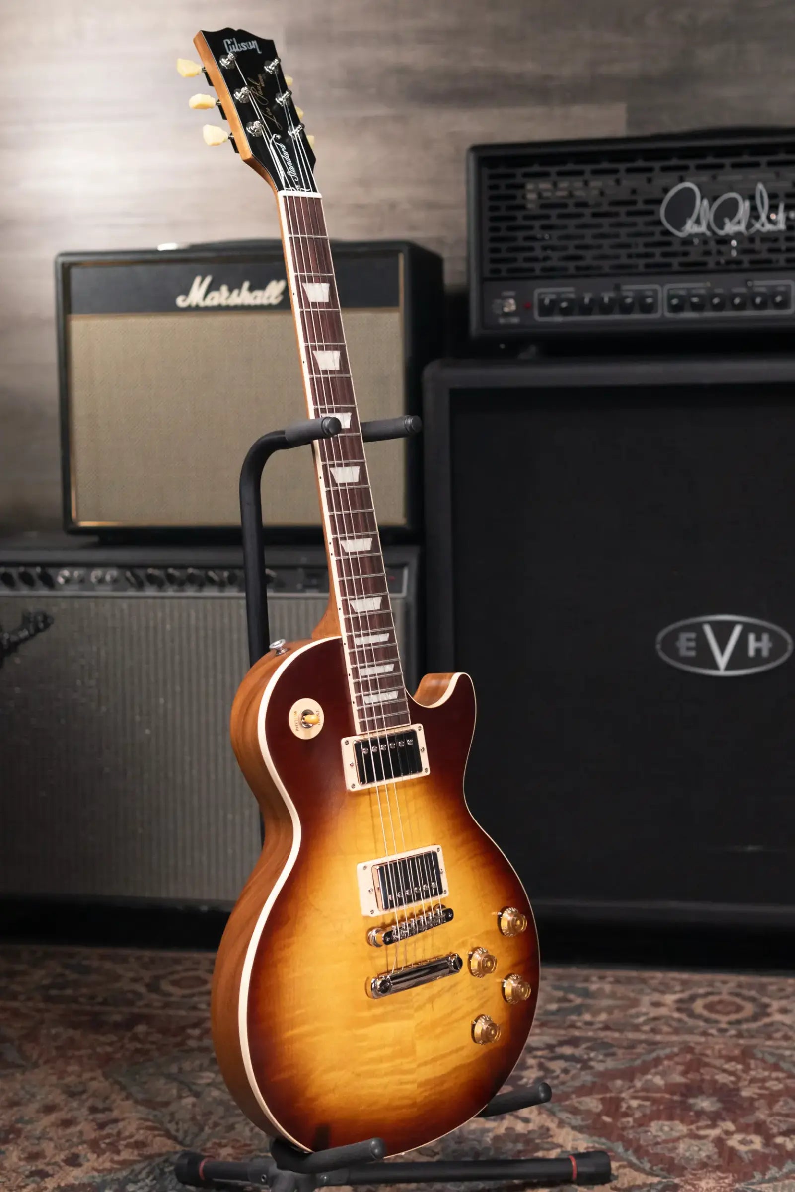 Gibson Les Paul Standard '50s Faded Electric Guitar - Vintage Tobacco Burst with Hardshell Case