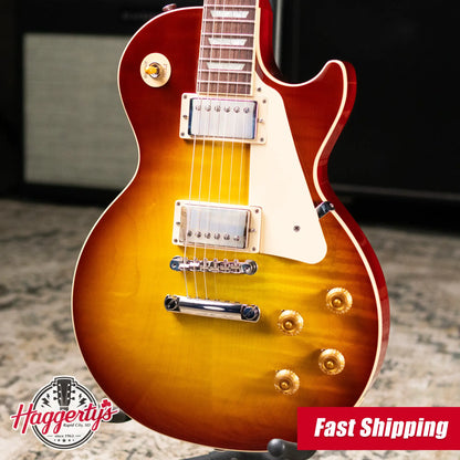 Gibson Les Paul Standard 50s Figured Electric Guitar - Iced Tea with Hardshell Case