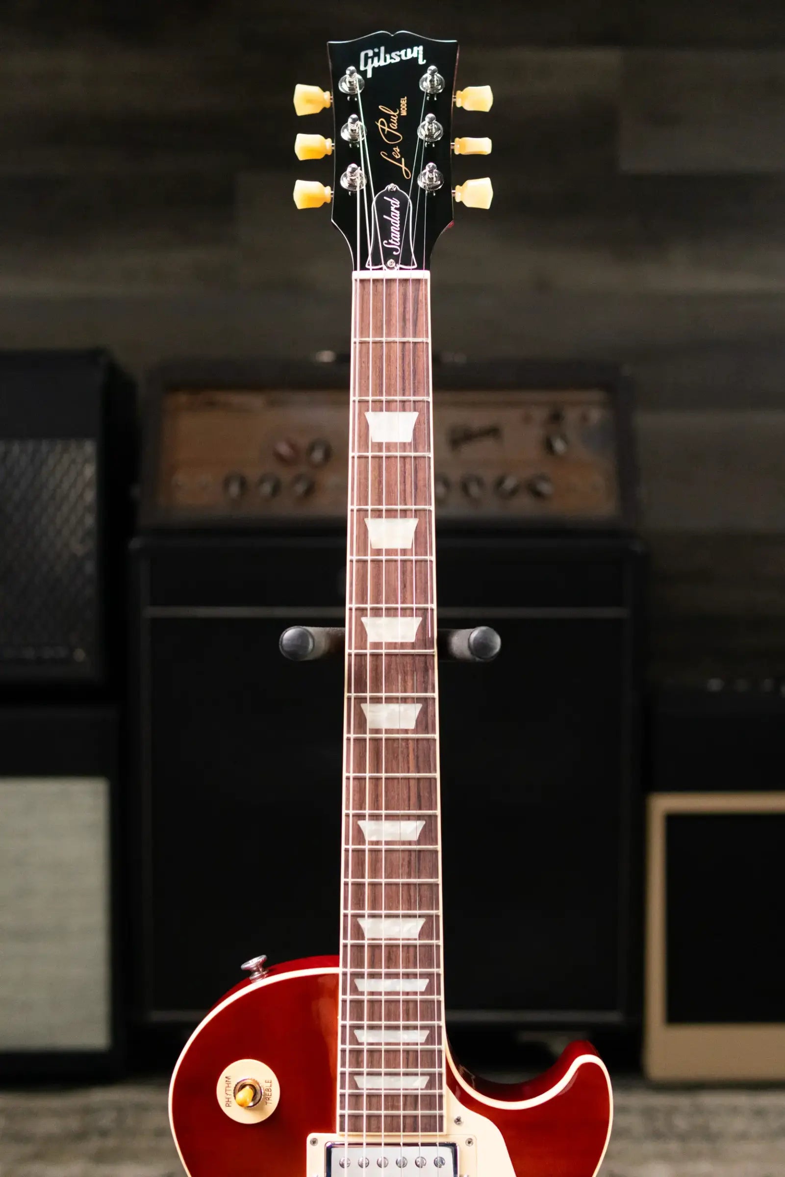 Gibson Les Paul Standard 50s Figured Electric Guitar - Iced Tea with Hardshell Case