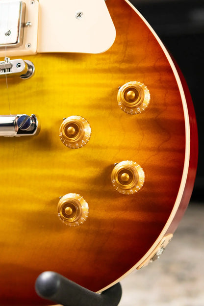 Gibson Les Paul Standard 50s Figured Electric Guitar - Iced Tea with Hardshell Case