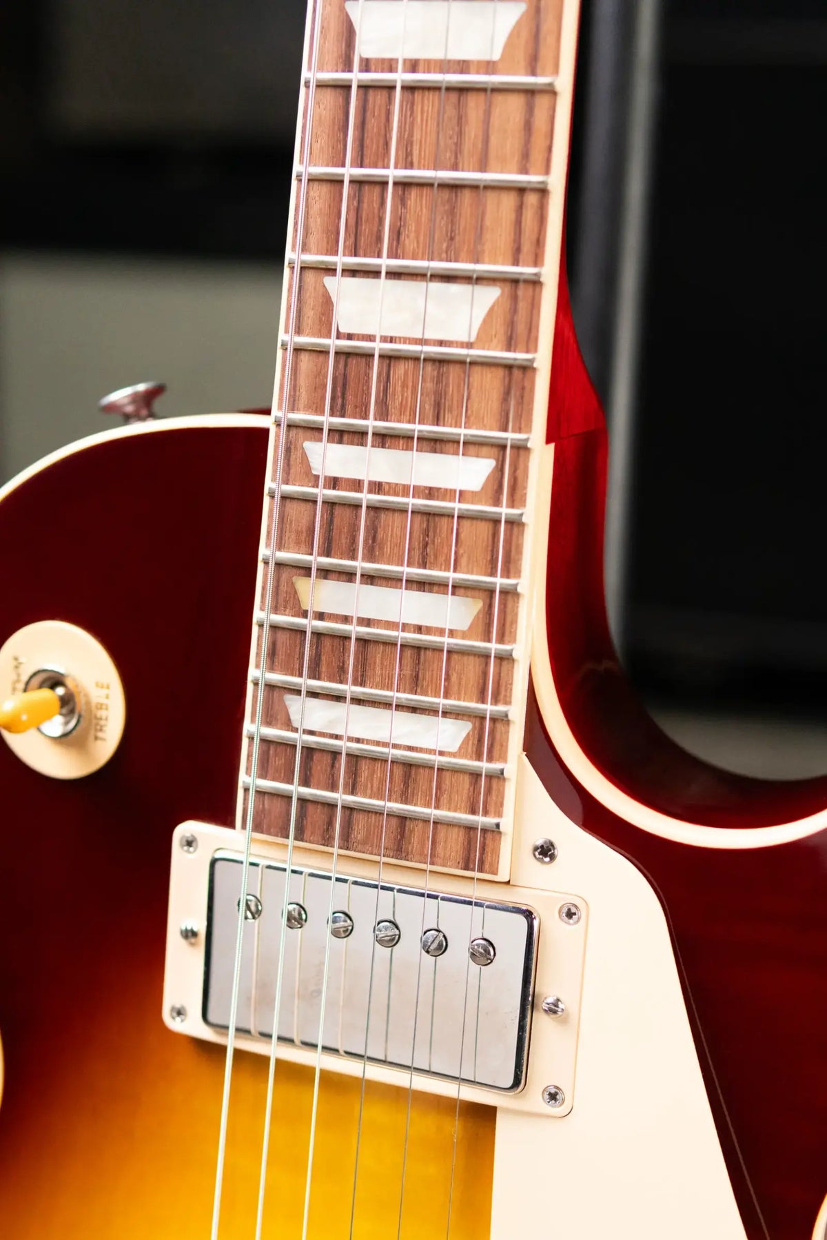 Gibson Les Paul Standard 50s Figured Electric Guitar - Iced Tea with Hardshell Case
