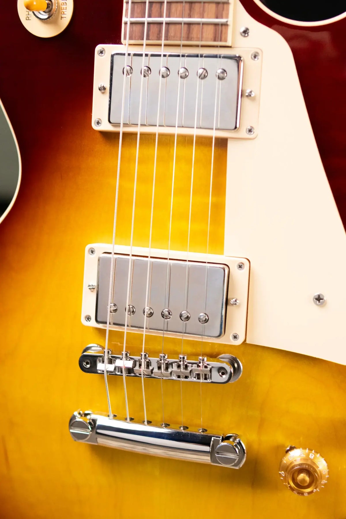 Gibson Les Paul Standard 50s Figured Electric Guitar - Iced Tea with Hardshell Case